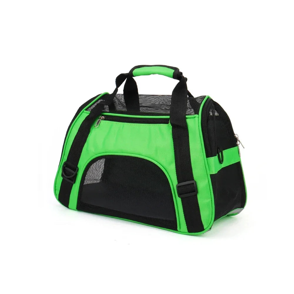 Cat Bags Portable Dog Carrier Bag Mesh Breathable Carrier Bags for Small Dogs Foldable Cats Handbag Travel Pet Bag Transport Bag